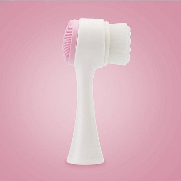 POPmaker Sikat Wajah Silikon 3D 2 Sisi Pijat - Gambar 3