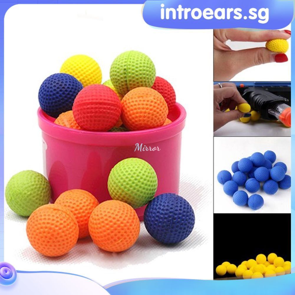 INTR 100pcs Ball Bullets For Rival Zeus Apollo Nerf Toy Gun Ball Dart ...