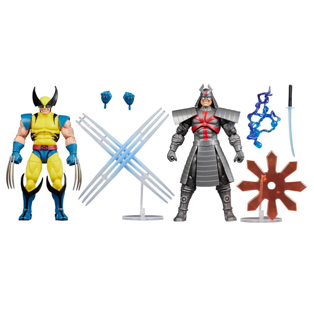 Marvel Wolverine Marvel Legends Wolverine Psylocke 6 Action Figure 2-Pack 50th A