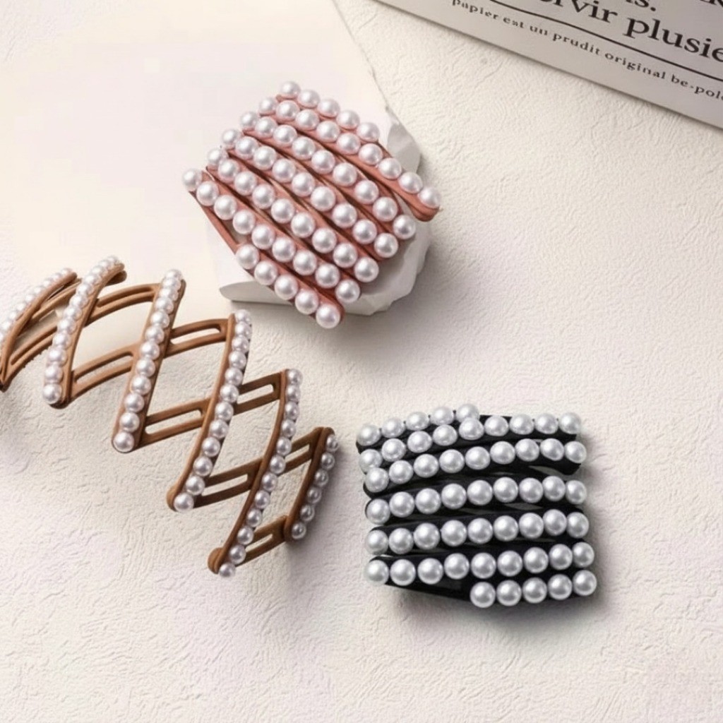 POPmaker Bando Lipat Mutiara Cantik Fashion COD - Gambar 2