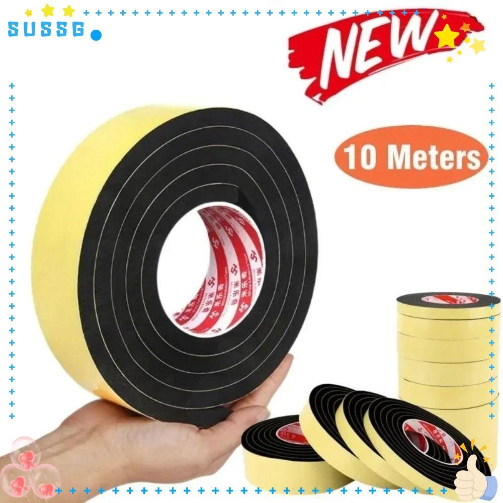 SUSSG Foam Sponge Tape, EVA Strong adhesive Rubber Seal Strip, Single ...