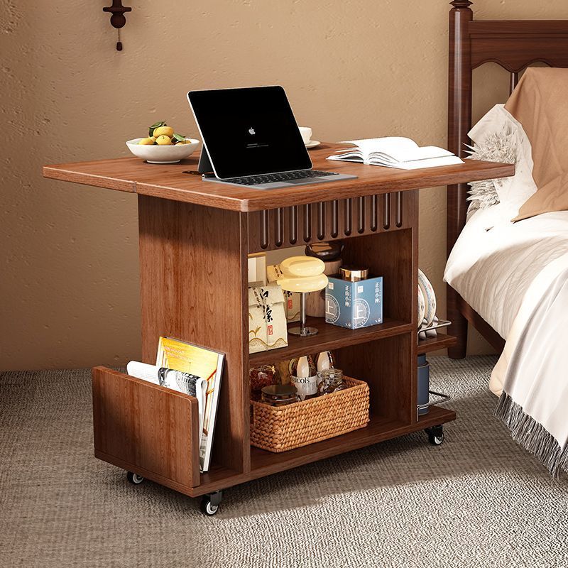 [48H Shipping] Cart Storage Rack Bedside Office Computer Side Table ...