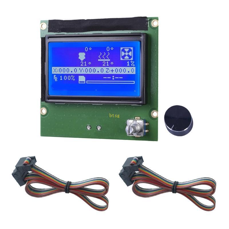 btsg Industrial 3D Printer Display 12864 Resolution Screen Blue Control ...