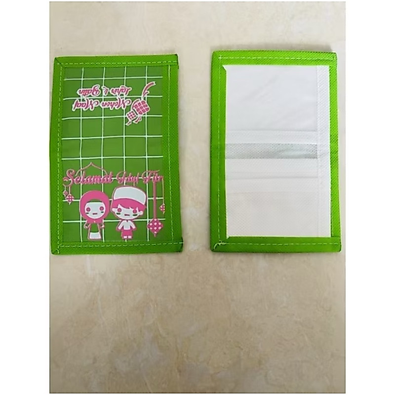 12pc Dompet Lipat Cowok dan Cewek Angpau Lebaran seri Lusinan - Gambar 4