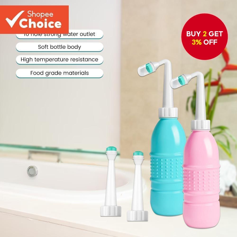 Portable bidet travel with USB-C, IPX7 and foldable spout