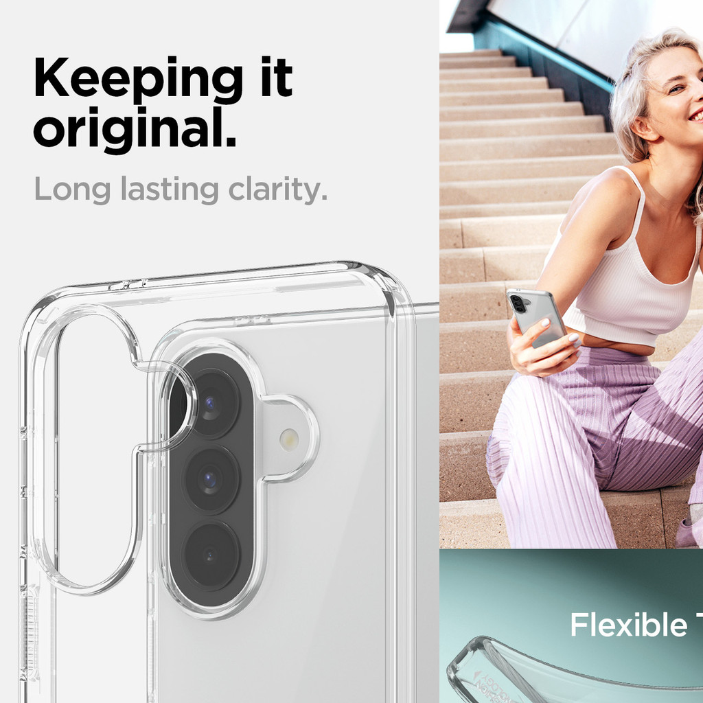 SPIGEN Case for Samsung Galaxy A57 5G Liquid Crystal Clear Slim Soft Casing - Gambar 4