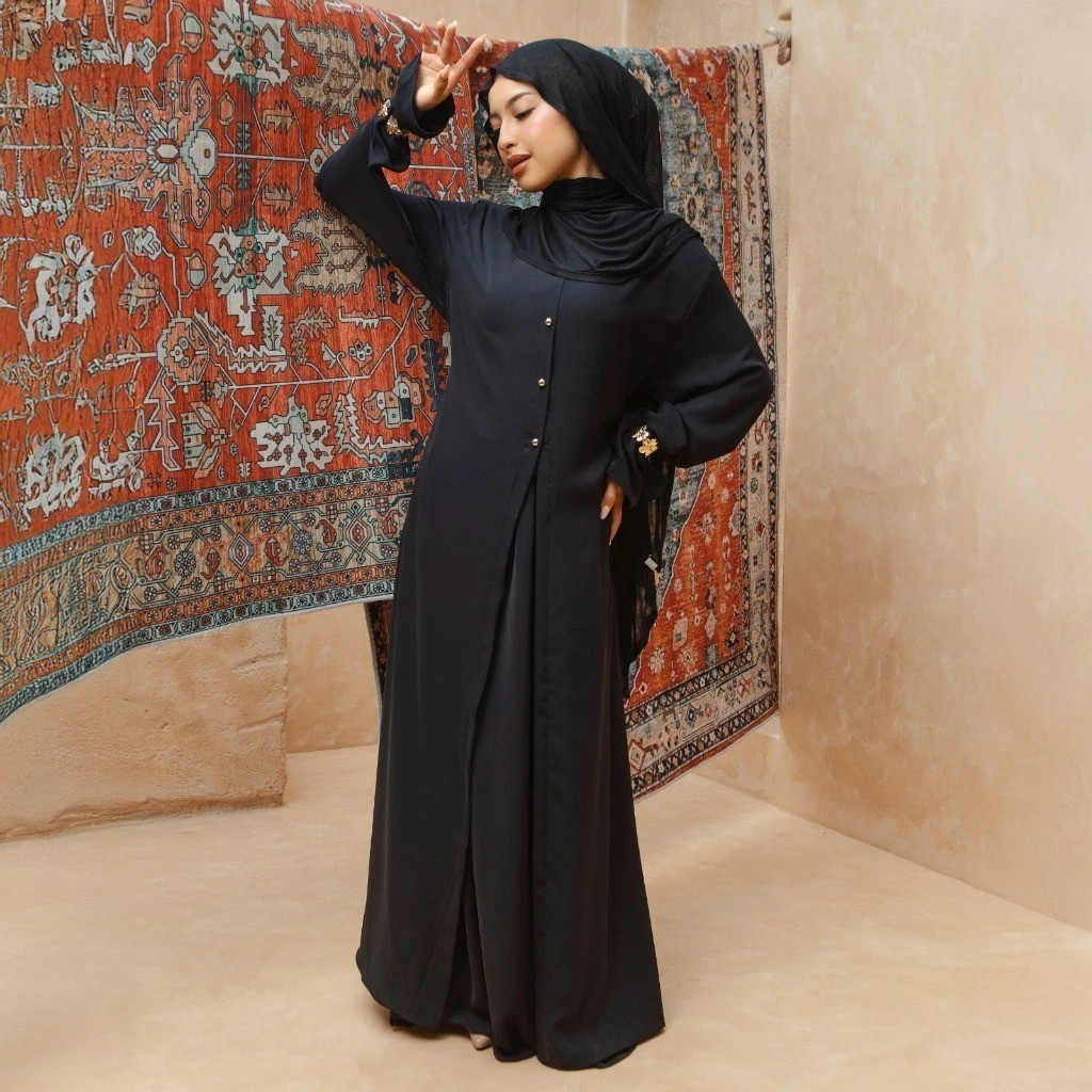 Lozy Hijab - Artha Outer Dress (Long Outer Dress Bahan Cooltech)