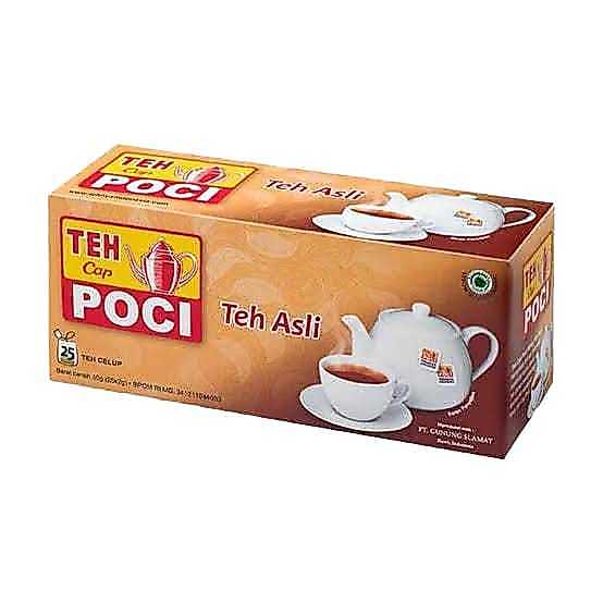 Teh Celup Cap Poci All Varian Isi 25 Bags - Gambar 4