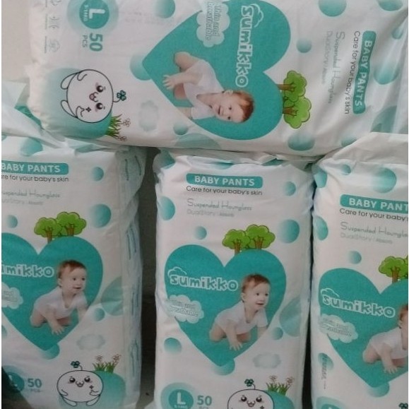 SUMIKKO [ TERMURAH ] Celana Popok Bayi 50 Lembar Serap Cepat