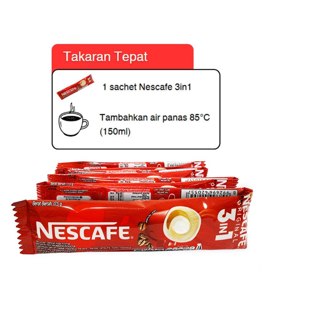 Kopi Nescafe Original 3 IN 1 Renceng 17.5gr - Gambar 3