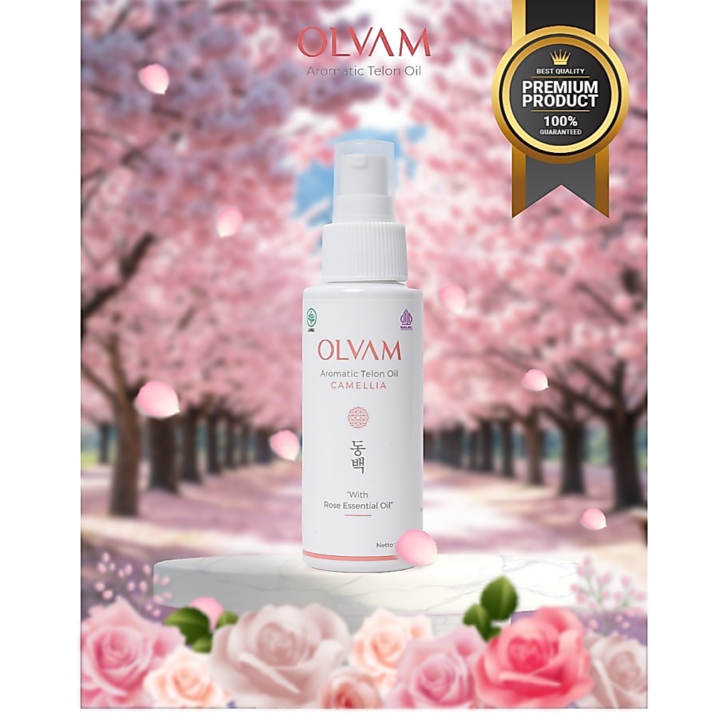Minyak Telon Premium OLVAM dengan Rose Essential Oil 50ml - Gambar 2