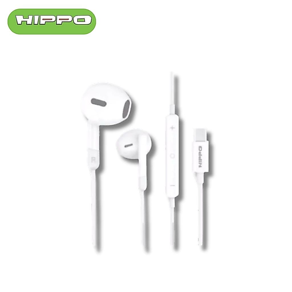 HIPPO ELITE WIRED EARPHONE ORI-C SATUAN NEW