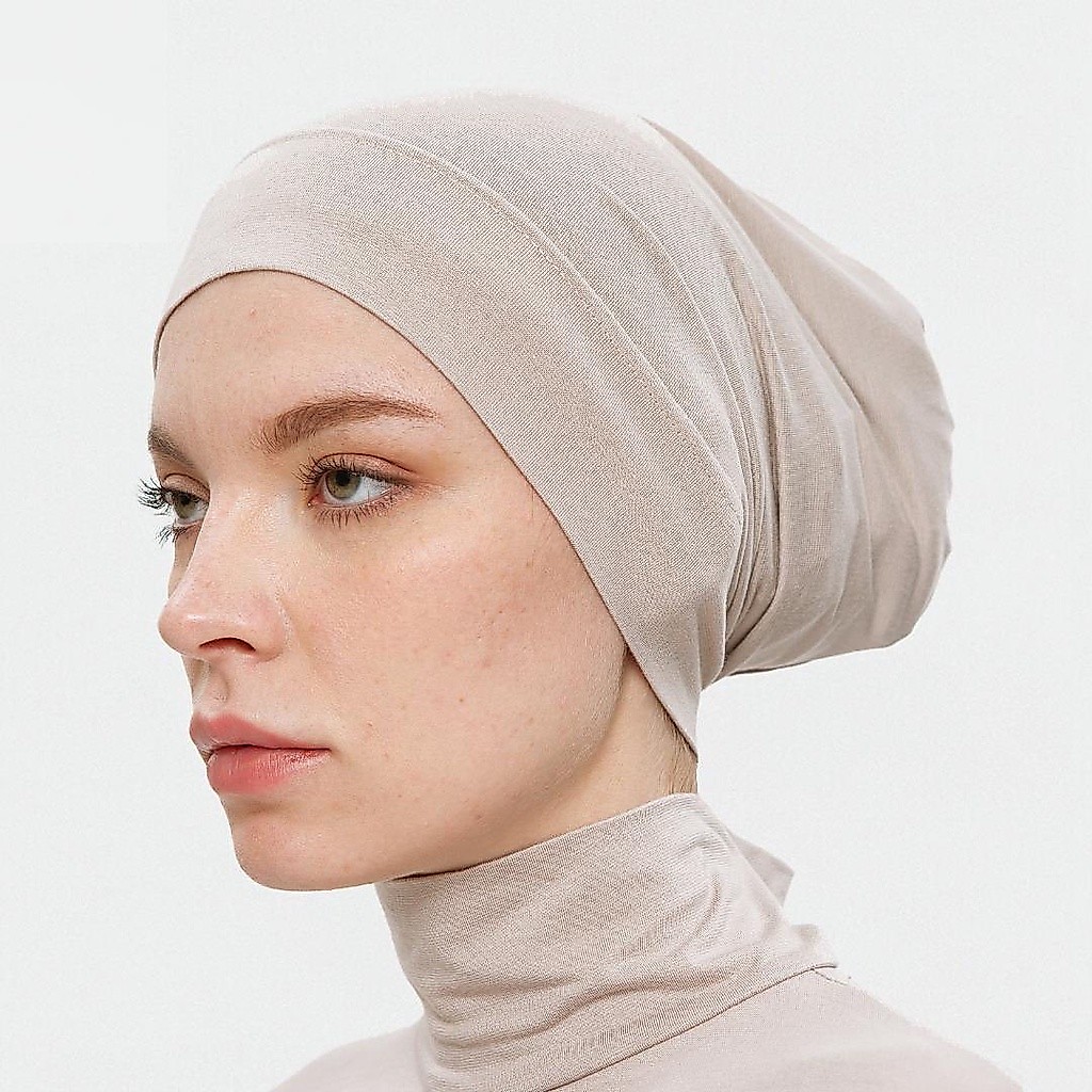 inner hijab basic arab / ciput kaos polos / daleman jilbab / bandana polos