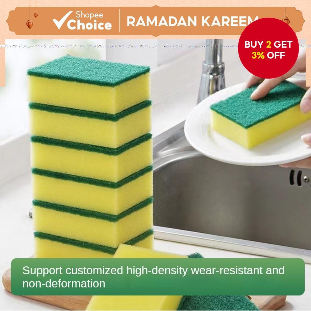 5Pcs/10Pcs Cleaning Sponge Scrubber Basin Dishwashing Magic Wipe ...