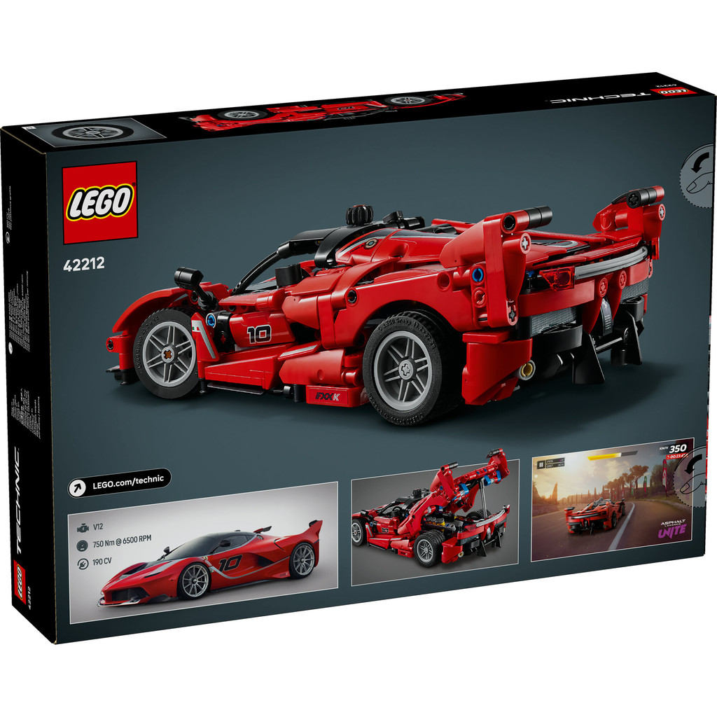 LEGO Technic 42212 Ferrari FXX K (897 Pieces), Building Block, Toys, Bricks - Gambar 4