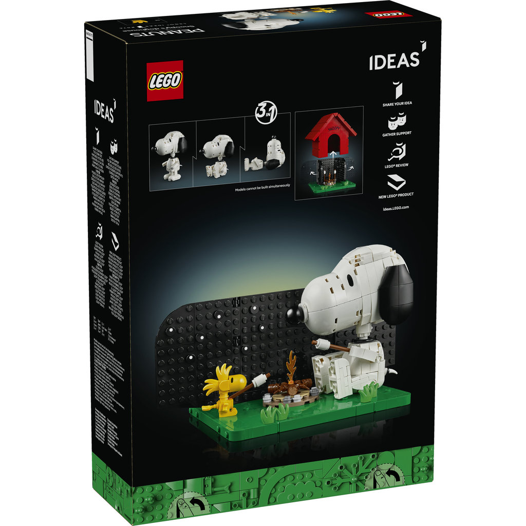 LEGO Ideas 21368 Peanuts: Snoopy's Doghouse (964 Pieces), Building Block, Toys, Bricks - Gambar 4