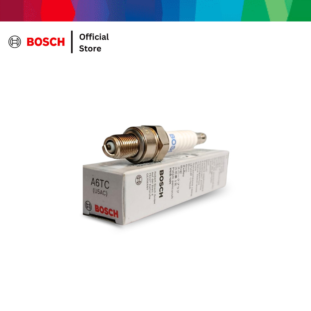 Bosch U5AC - A6TC Spark Plug Busi Motor Supra, Grand, Mio, Smash, Legenda, Jupiter Z, Vega - Original - Gambar 4