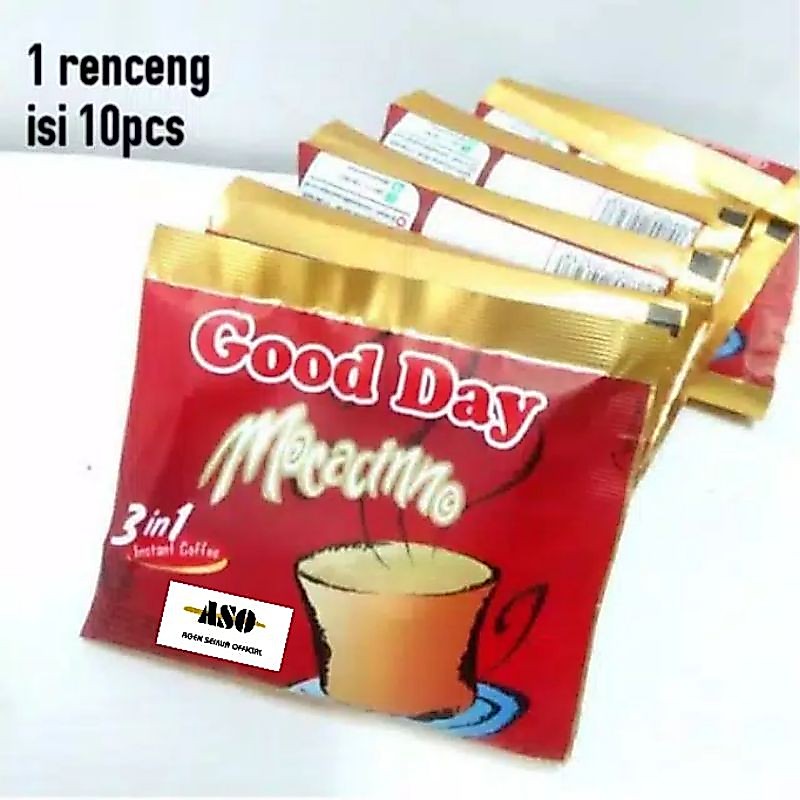 GOOD DAY MOCCACINO sachet 20 gram Renceng all variant ( ISI 11 ) PROMO !!! - Gambar 2