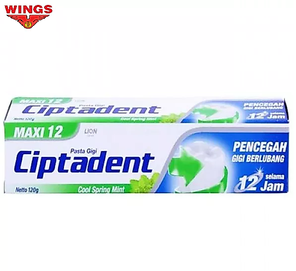 Ciptadent Pasta Gigi Maxi 12 Cool Mint Tube 120 gr - Gambar 3