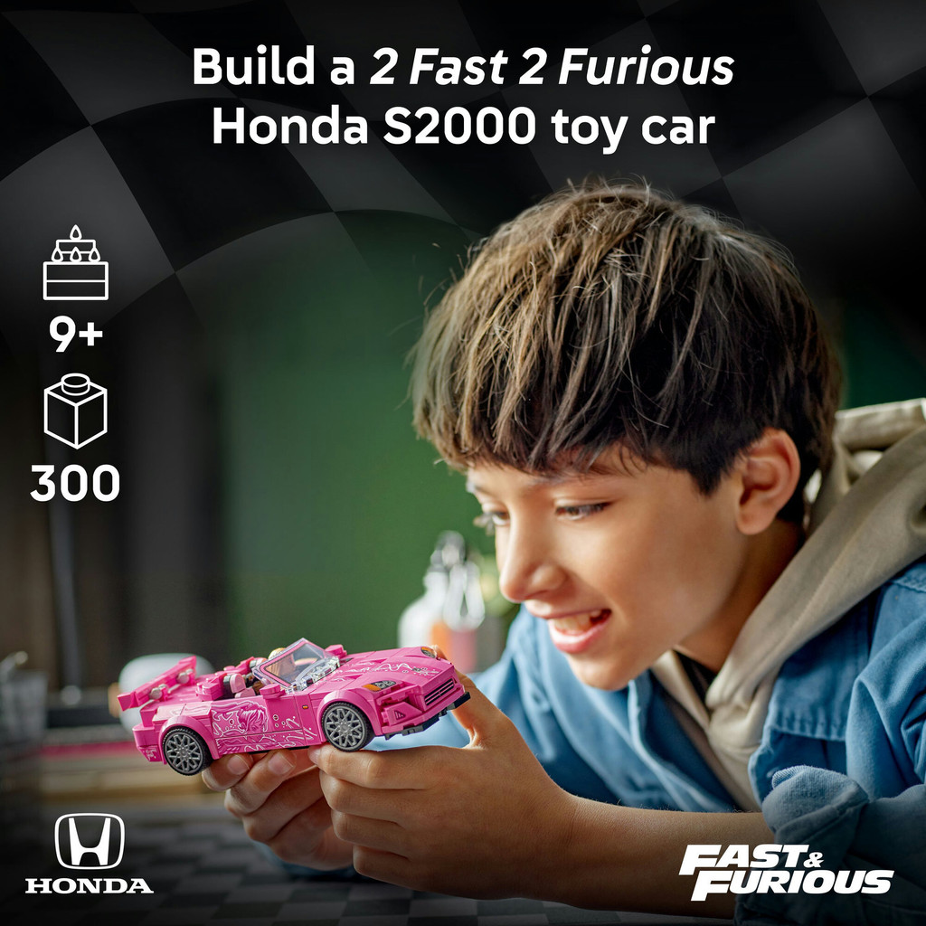 LEGO Speed Champions 77241 2 Fast 2 Furious Honda S2000 (300 Pieces), Building Block, Toys, Bricks - Gambar 3