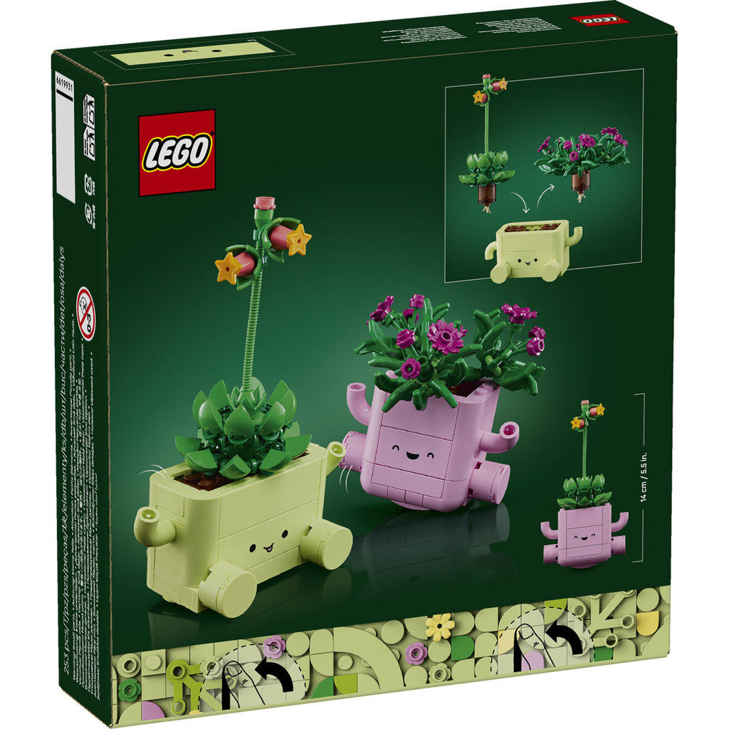 LEGO Botanicals 11506 Rocking Plants (253 Pieces), Building Block, Toys, Mainan - Gambar 4