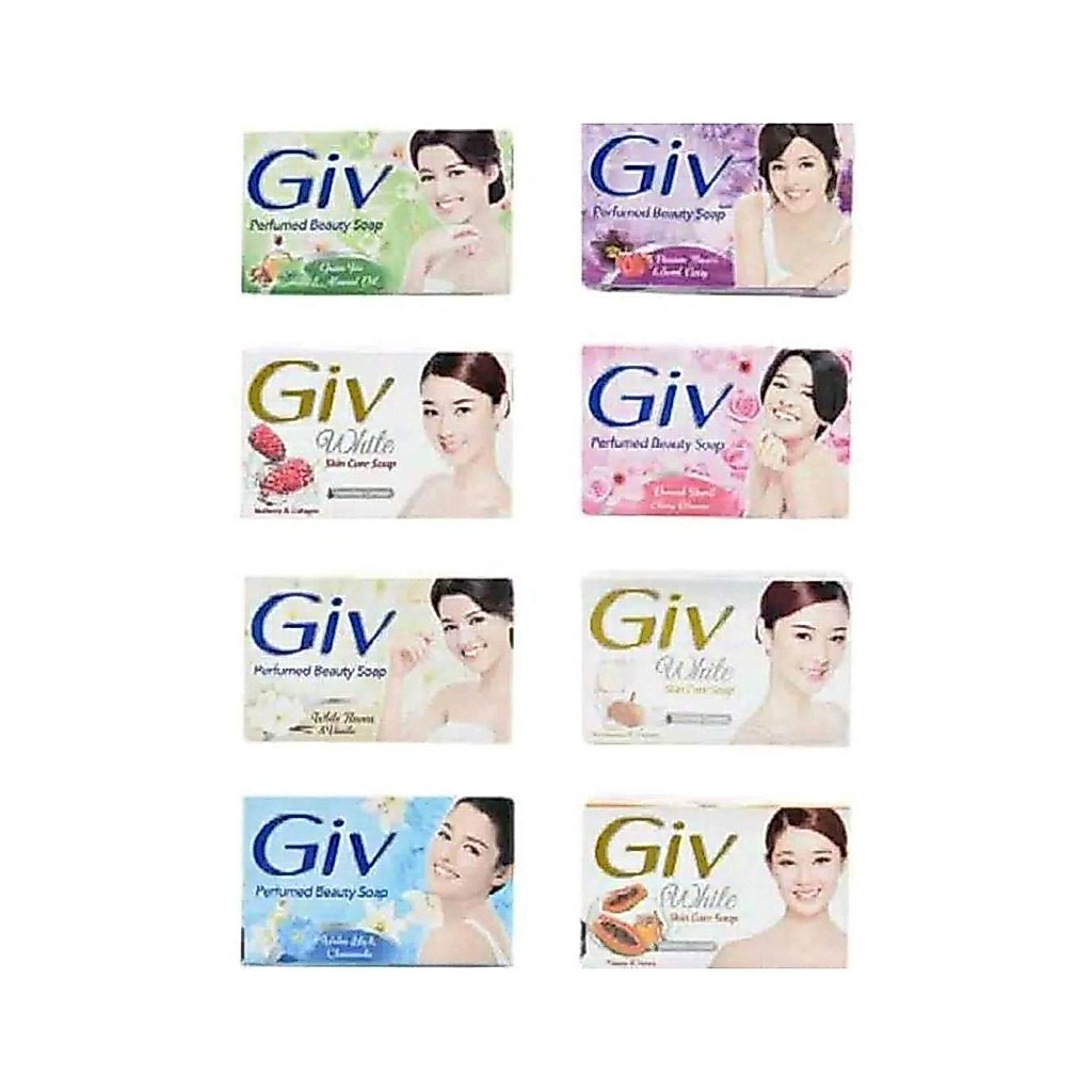GIV WHITE SKIN CARE BAR SOAP - Sabun Mandi Batang GIV / Merah Jingga Official - Gambar 3