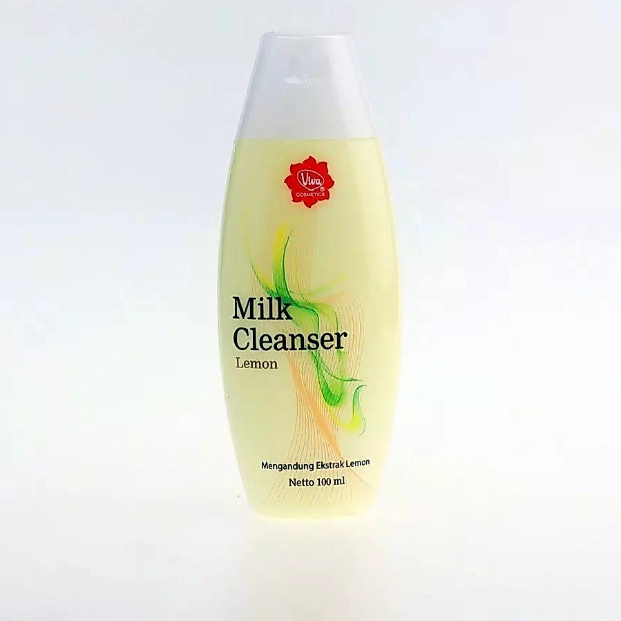 Viva Milk Cleanser Lemon 100 ml & 200 ml / Merah Jingga Official - Gambar 3