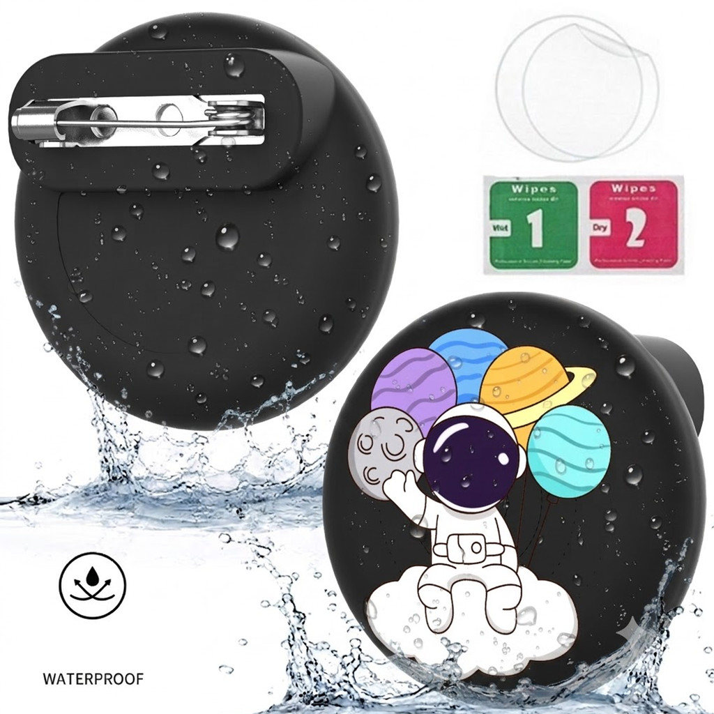 air tag for kids backpack Airtag Holder for Hidden 2 Pack GPS Tracker Case, Anti-Removal Sercutiry Case with Pins, GPS Cover Suitable for Children, Elderly, Pets, Backpack, Luggage (Blue&Black) : Electronics and water for reliable tracking. for Airtag Holder for Kids,