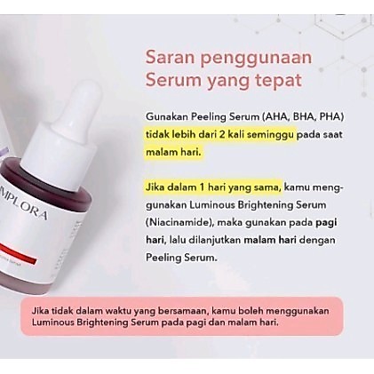 IMPLORA Peeling Serum / Merah Jingga Official - Gambar 3
