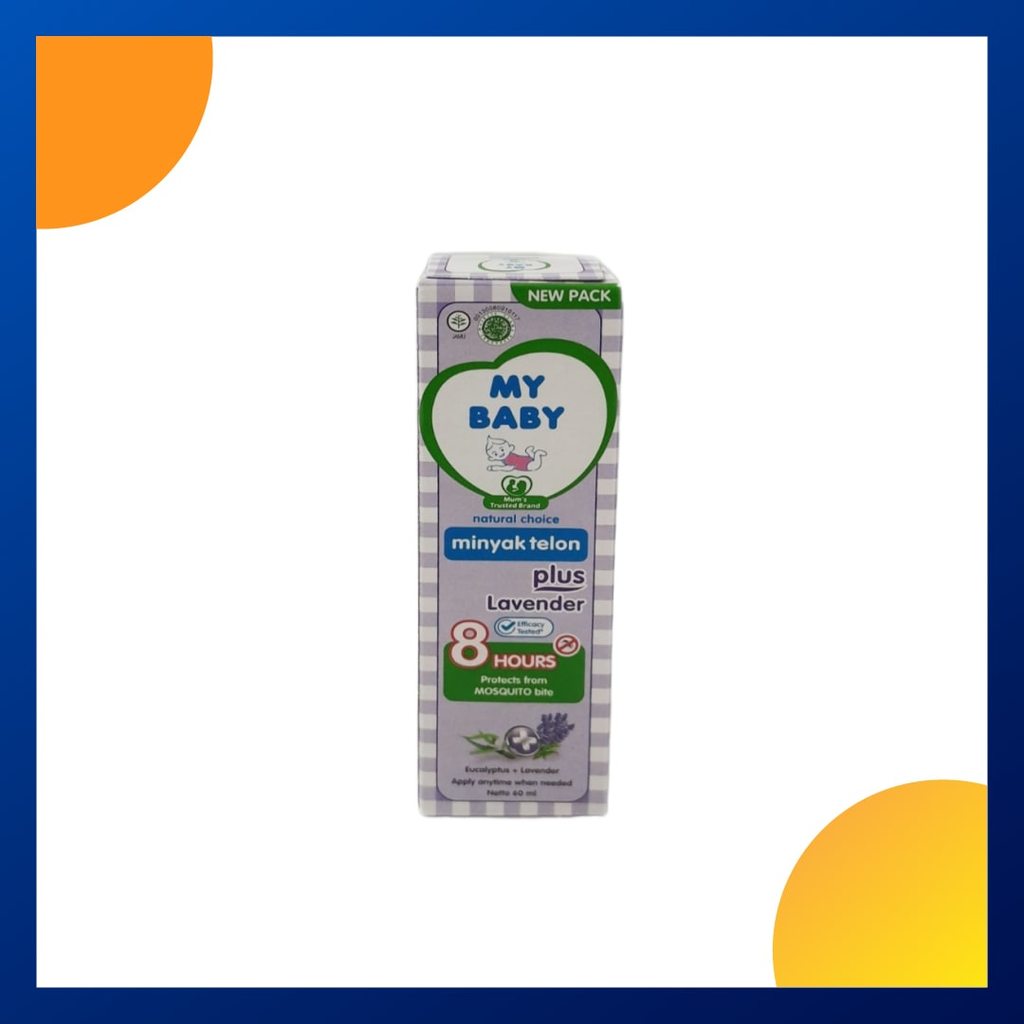 My Baby Minyak Telon Plus Lavender 8 Jam Botol 60 Ml