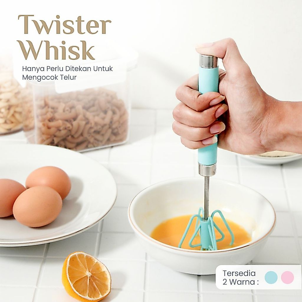 ( DEFECT ) Whisk Pengocok Telur Pengaduk Adonan 12 Inch - Gambar 3