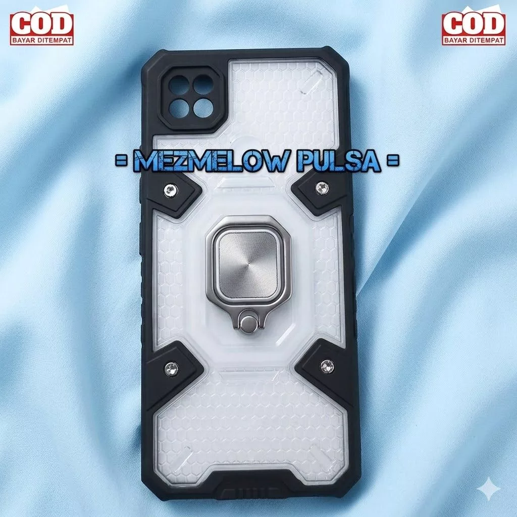 BIBERCAS / Hardcase Hard Ring Stand Case Space Capsule Case SAMSUNG M30S / SAMSUNG M21 - Gambar 2