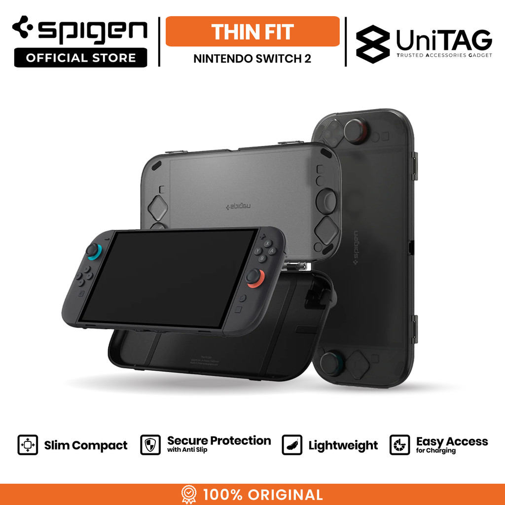 SPIGEN Case for Nintendo Switch 2 Thin Fit 360 Slim Hardcase Lightweight Matte Casing