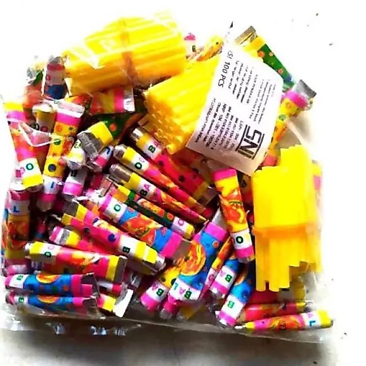 Vintage toothpaste balloons, contents 100 pcs, inflatable balloons ...