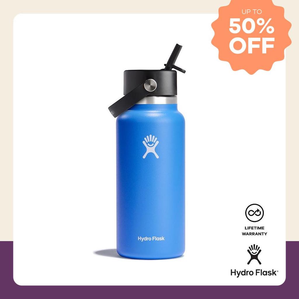 Hydro Flask Wide Flex Cap Cascade 32Oz | Shopee Singapore