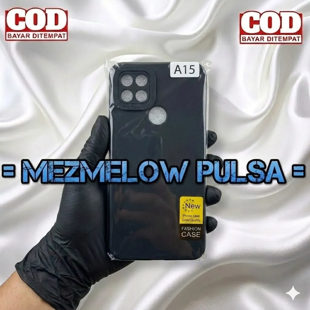 Casing Pelindung Kamera Caseng Silicone Softcase OPPO A15 / OPPO A15S