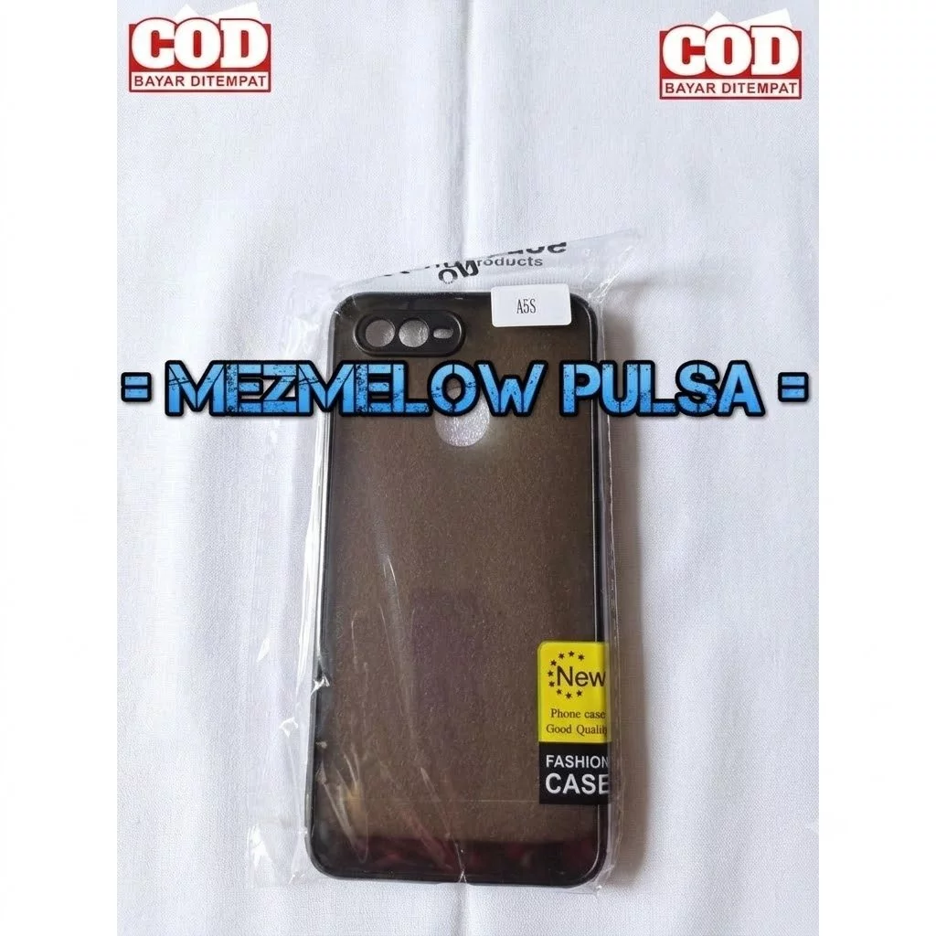 Case Hardcase Transparant Pelindung Kamera Caseng OPPO A12 / OPPO A7 / OPPO A5S