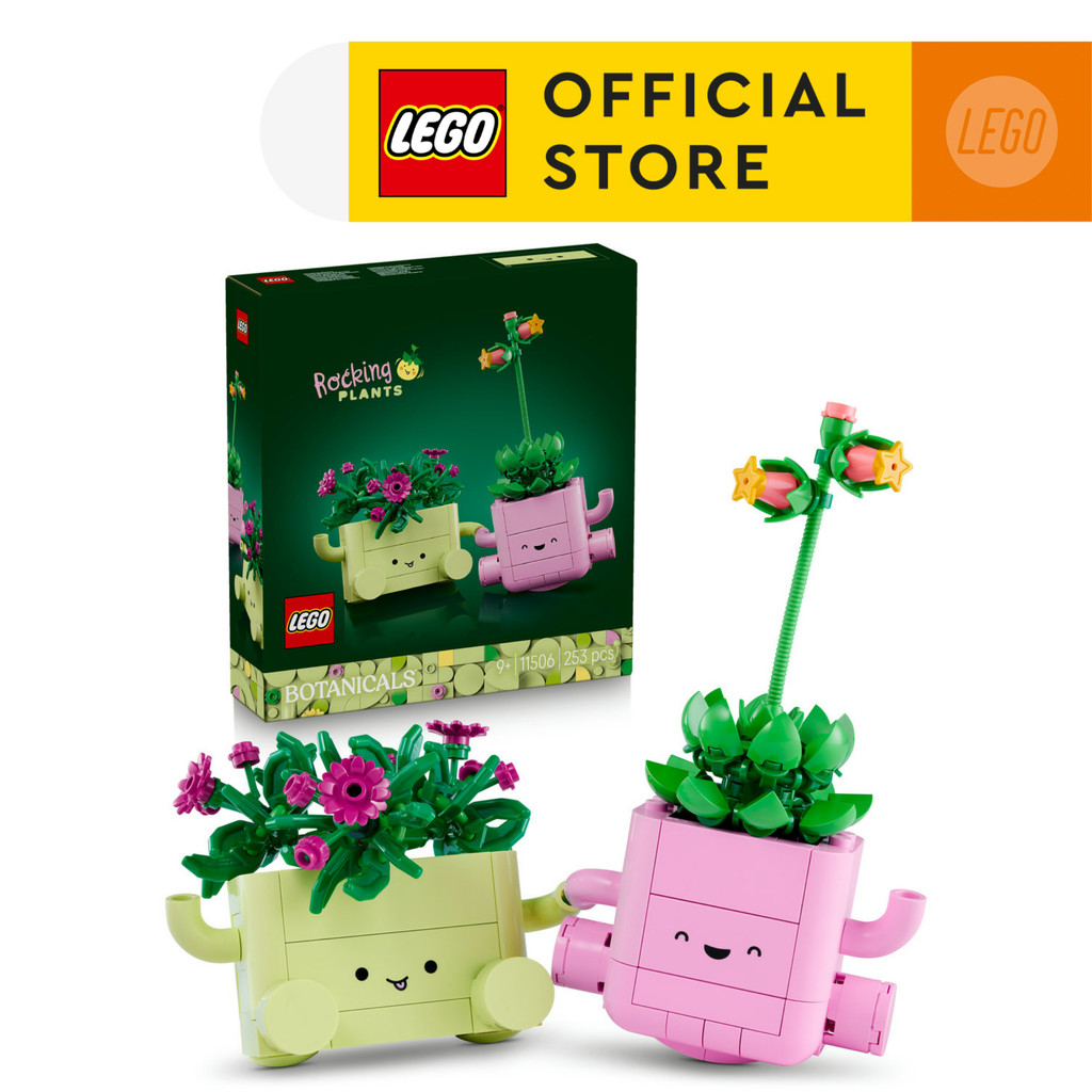 LEGO Botanicals 11506 Rocking Plants (253 Pieces), Building Block, Toys, Mainan