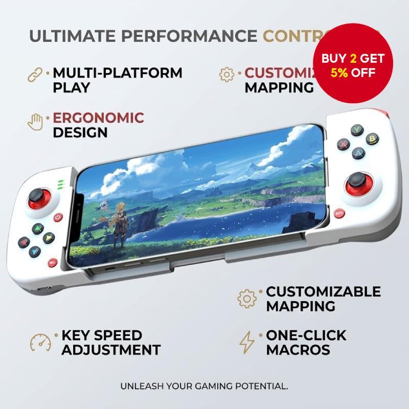 D3 Wireless Gamepad Controller Adjustable Telescopic for Android iOS ...
