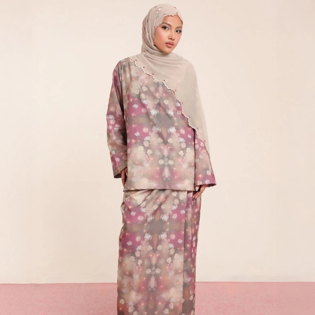 Lozy Hijab - Serena Tunik One Set Series Sarimbit (Blouse Skirt Malay Ibu dan Anak Bahan Poly Eco Luxury)