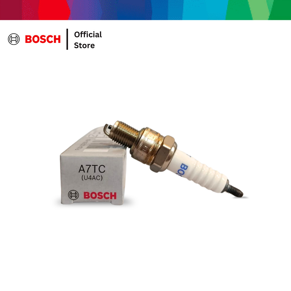 Bosch U4AC - A7TC Spark Plug Busi Motor Yamaha Mio 115, Mio Soul 115, Jupiter 100, Fino 115, Crypton 100 - Original - Gambar 3