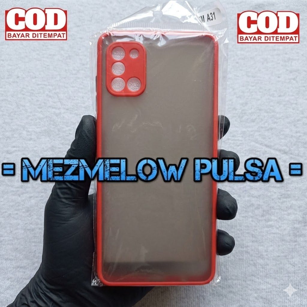 Hardcase Transparant Hard Case Pelindung Kamera Caseng SAMSUNG A31