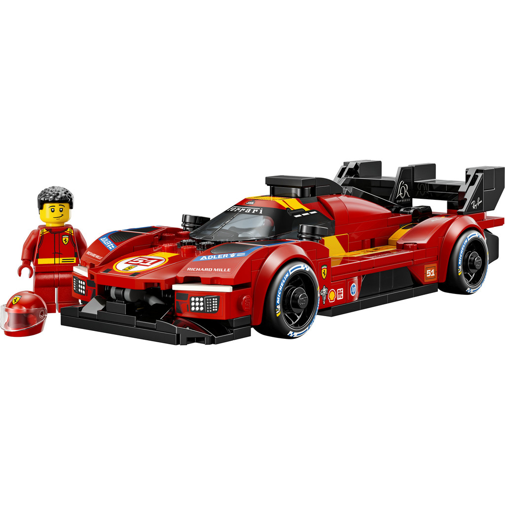 LEGO Speed Champions 77261 Ferrari 499P (329 Pieces), Mobil Mainan Anak Laki Laki, Toys, Building Block - Gambar 2