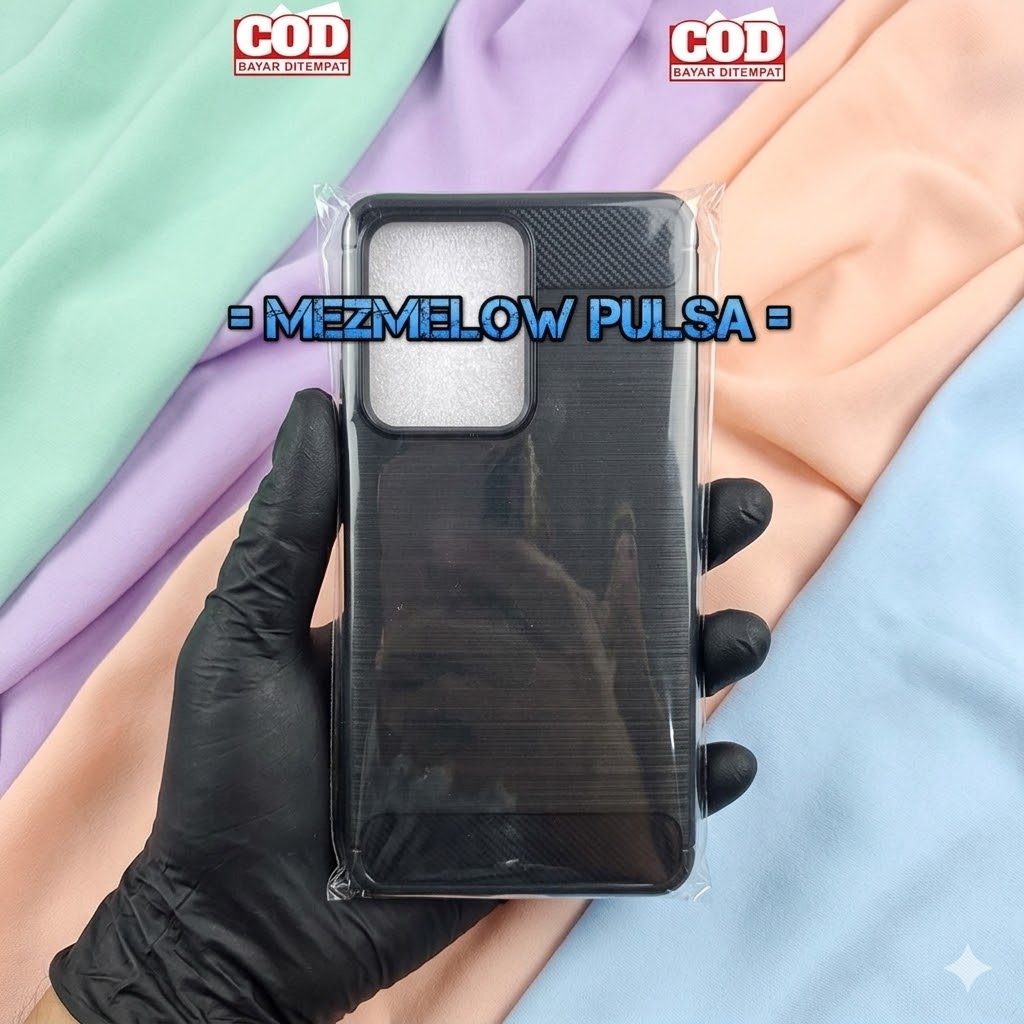 TPU Fiber Carbon Caseng Casing Silicone Softcase XIAOMI REDMI NOTE 12 4G