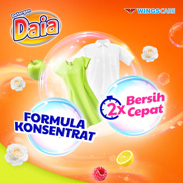 Daia Detergen Bubuk Fruity 1,5 kg - Gambar 3