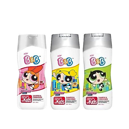 BnB Kids Shampoo Conditioner 200 ml / B&B Shampoo & Conditioner 200ML /Merah Jingga Official - Gambar 4