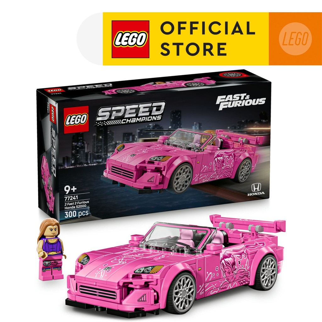 LEGO Speed Champions 77241 2 Fast 2 Furious Honda S2000 (300 Pieces), Building Block, Toys, Bricks