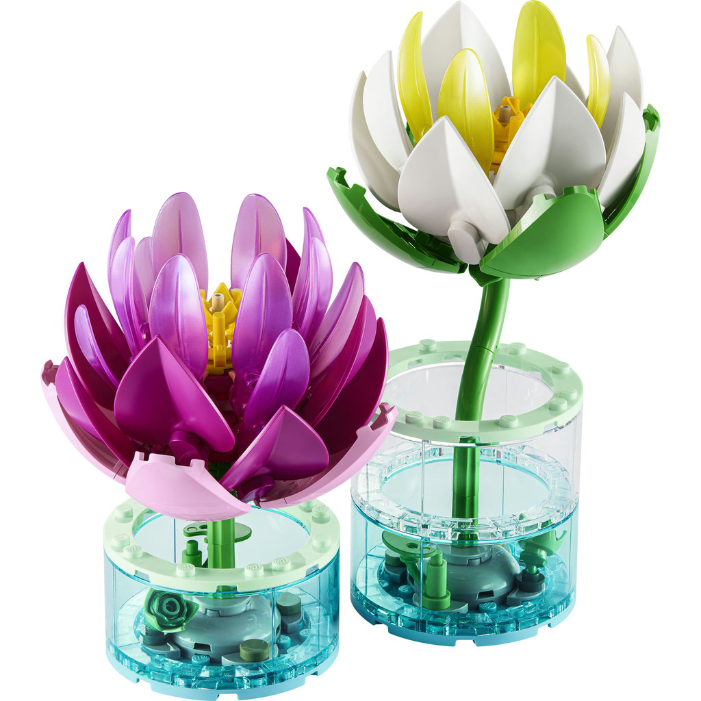 LEGO Botanicals 11511 Water Lilies (259 Pieces), Building Block, Mainan, Bricks - Gambar 2