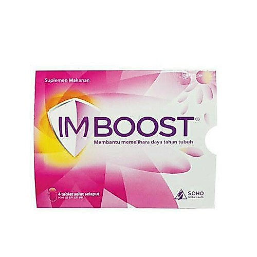 (1 strip)Imboost Tablet Daya Tahan Tubuh 1 Strip isi 4 Tablet - Gambar 3