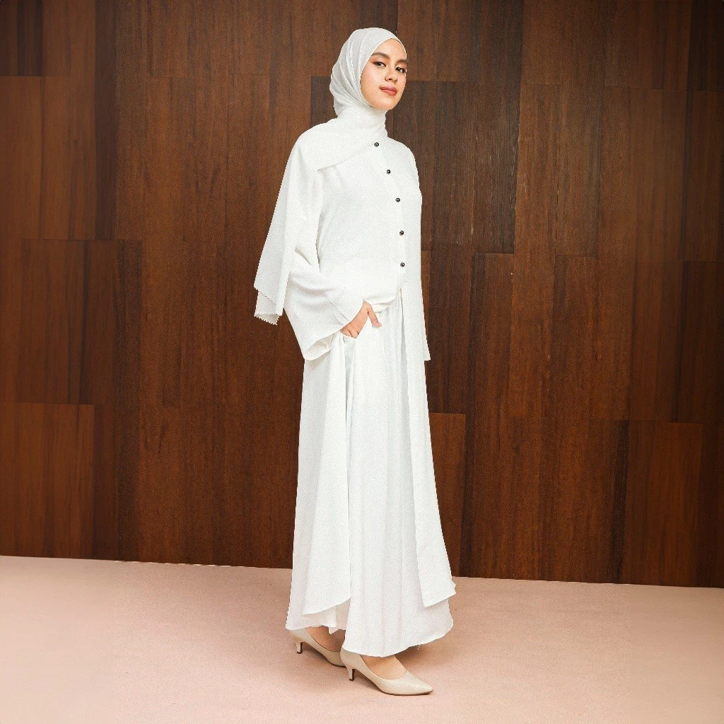 Lozy Hijab - Artha Outer Dress (Long Outer Dress Bahan Cooltech) - Gambar 4